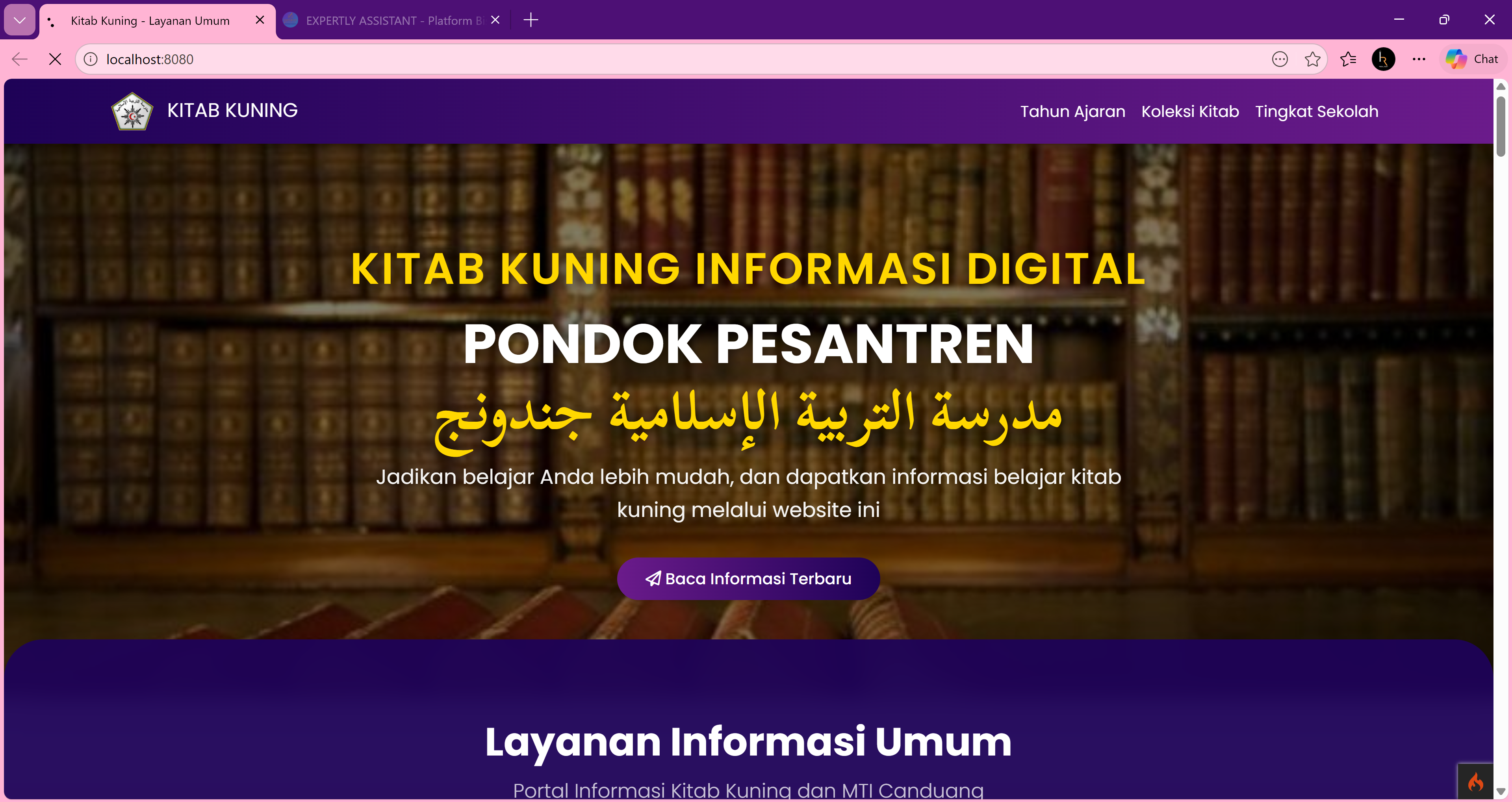 WEBSITE PENDIDIKAN {Kebutuhan belajar kitab Kuning}